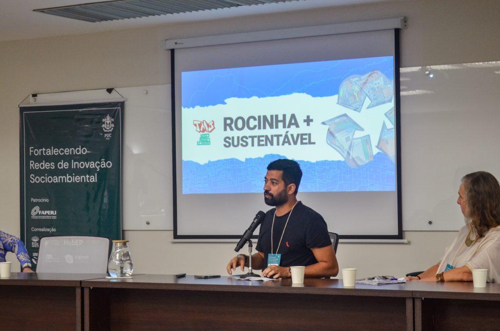 NEAM apresenta o projeto Rocinha+Sustentável em evento sobre inovação socioambiental na PUC-Rio